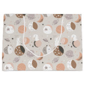 Grand Sac Cadeau Sweat Dream Bunnies Dans Motif spatial (Devant)