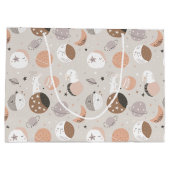 Grand Sac Cadeau Sweat Dream Bunnies Dans Motif spatial (Dos)