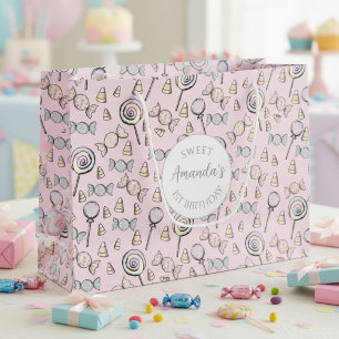 Grand Sac Cadeau Sweet Little One Candy Thème Premier anniversaire