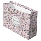 Grand Sac Cadeau Sweet Little One Candy Thème Premier anniversaire (Devant Angle)