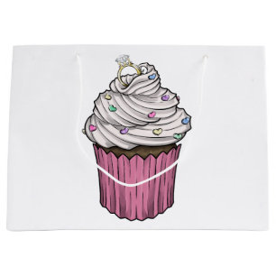 Grand Sac Cadeau Sweet Proposal Cupcake