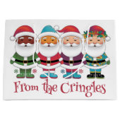 Grand Sac Cadeau Sweet Santas (Devant)