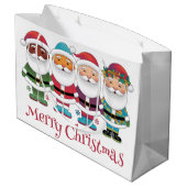 Grand Sac Cadeau Sweet Santas (Dos Angle)