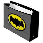 Grand Sac Cadeau Symbole Batman (Devant Angle)