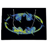 Grand Sac Cadeau Symbole Batman Électrique (Devant)