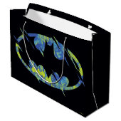 Grand Sac Cadeau Symbole Batman Électrique (Dos Angle)