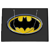 Grand Sac Cadeau Symbole Batman | Logo Classique (Devant)