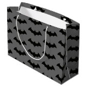 Grand Sac Cadeau Symbole Batman | Logo Grainy (Dos Angle)