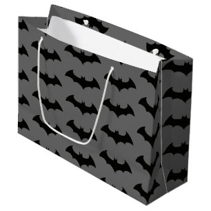 Grand Sac Cadeau Symbole Batman Logo Grainy