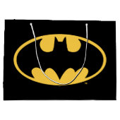 Grand Sac Cadeau Symbole Batman | Logo ovale (Dos)