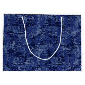 Grand Sac Cadeau SYMBOLE Zodiaque Capricorne Camouflage numérique b (Dos)