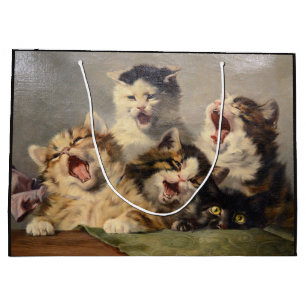 Grand Sac Cadeau Symphonie de chatons par Julius Adam II