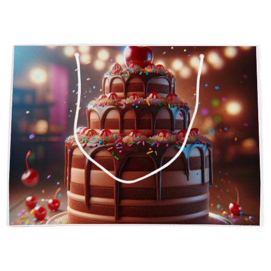 Grand Sac Cadeau Symphonie de douceur (Devant)