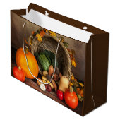 Grand Sac Cadeau Table Bountiful Harvest (Devant Angle)