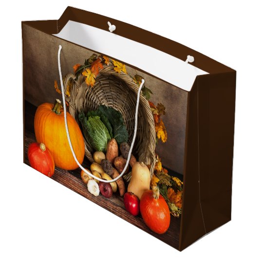 Grand Sac Cadeau Table Bountiful Harvest (Dos Angle)