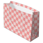 Grand Sac Cadeau Tableau de bord rose (Dos Angle)