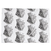 Grand Sac Cadeau Tangle Dessin (Dos)