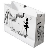 Grand Sac Cadeau Tap Dance 3 (Devant Angle)