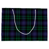 Grand Sac Cadeau Tartan Black Watch, Plaid (Dos)