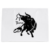 Grand Sac Cadeau Taurus puissant le Zodiaque Bull (Devant)