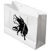 Grand Sac Cadeau Taurus puissant le Zodiaque Bull (Devant Angle)