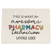 Grand Sac Cadeau Technicien en pharmacie Awesome Technologie en pha (Devant)