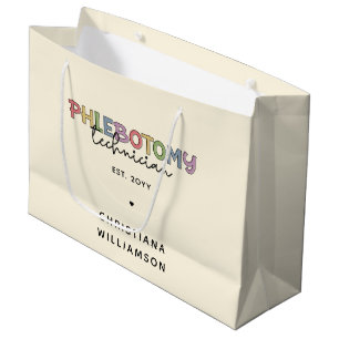 Grand Sac Cadeau Technicien en pharmacie sur mesure PBT Phlebotomie