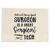 Grand Sac Cadeau Technologie chirurgicale | Appréciation du technol (Dos)