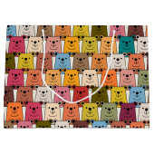 Grand Sac Cadeau Teddy Bear (Devant)