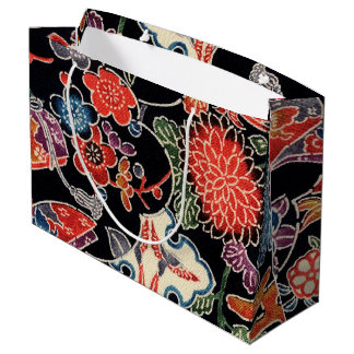 Grand Sac Cadeau Teinture japonaise d'okinawaïen (Bingata)