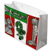 Grand Sac Cadeau Température (Dos Angle)