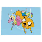 Grand Sac Cadeau Temps d'aventure | Lady, Bubblegum, Finn & Jake (Dos)