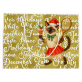 Grand Sac Cadeau Tennis Christmas Mug Cat Lovers  (Dos)