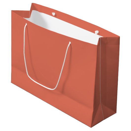 Grand Sac Cadeau Terra Cotta (Devant Angle)
