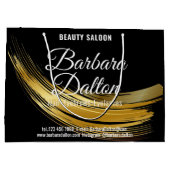 Grand Sac Cadeau Terracotta Ocher Or Beige (Dos)