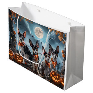 Grand Sac Cadeau Terrier Rat Halloween Épouvantable