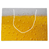 Grand Sac Cadeau tête de bière (Devant)