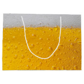 Grand Sac Cadeau tête de bière (Dos)