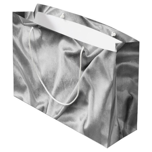 Grand Sac Cadeau Texture du tissu 3 (Dos Angle)