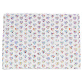 Grand Sac Cadeau Thank you & hearts in 44langs as DC♡shaped pattern (Devant)