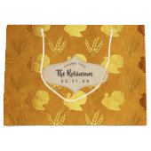 Grand Sac Cadeau Thankesgiving Gold Foil (Devant)