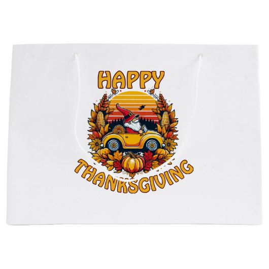 Grand Sac Cadeau Thanksgiving 2023 (Devant)