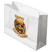 Grand Sac Cadeau Thanksgiving 2023 (Devant Angle)