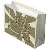 Grand Sac Cadeau Thanksgiving Turquie sculpté - (Devant Angle)