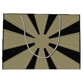 Grand Sac Cadeau Thanksgiving Turquie sculpté - (Dos)