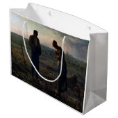 Grand Sac Cadeau The Angelus, Jean-François Millet, 1857-1859 (Dos Angle)