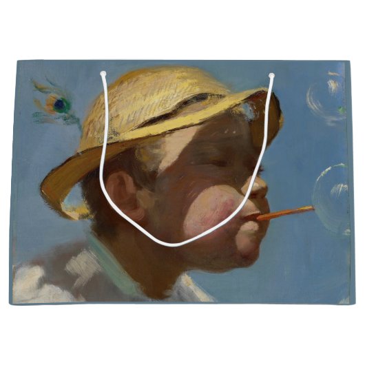 Grand Sac Cadeau The Bubble Boy (par Paul Peel) (Devant)