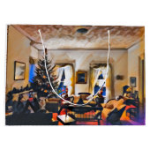Grand Sac Cadeau The Christmas Room (Dos)