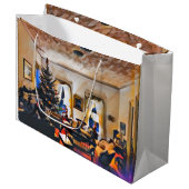 Grand Sac Cadeau The Christmas Room (Devant Angle)