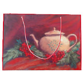 Grand Sac Cadeau Thé de Joyeux Noël (Dos)